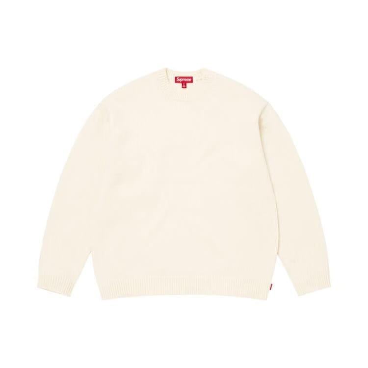 Supreme Angora Script Sweater Ivory