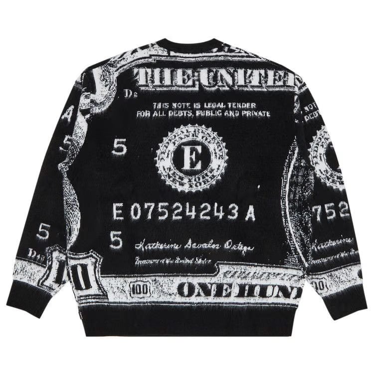 Supreme Money Sweater Black