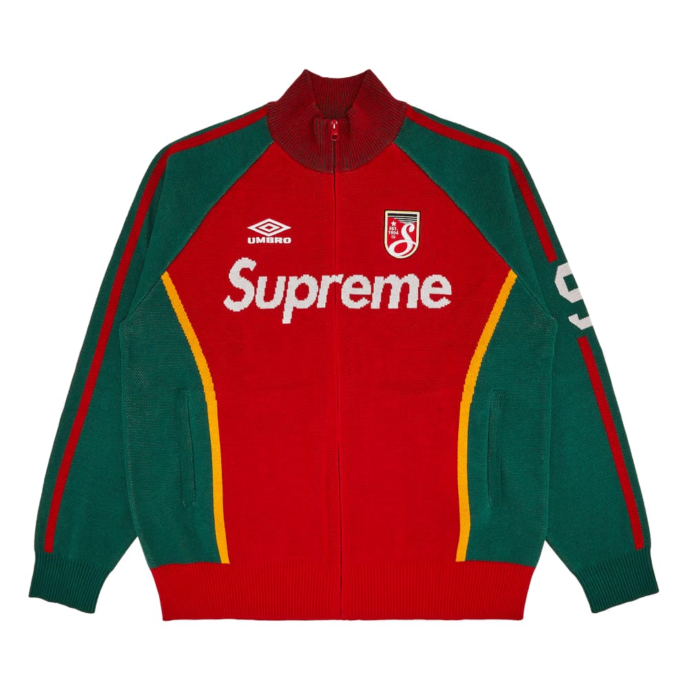 Supreme x Umbro Zip Up Sweater Red