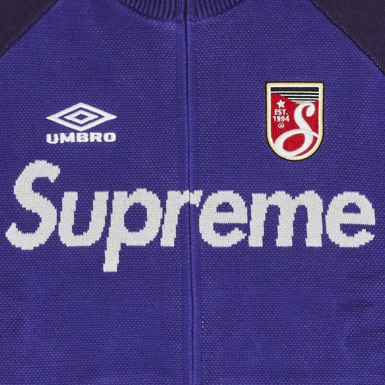 Supreme x Umbro Zip Up Sweater Purple