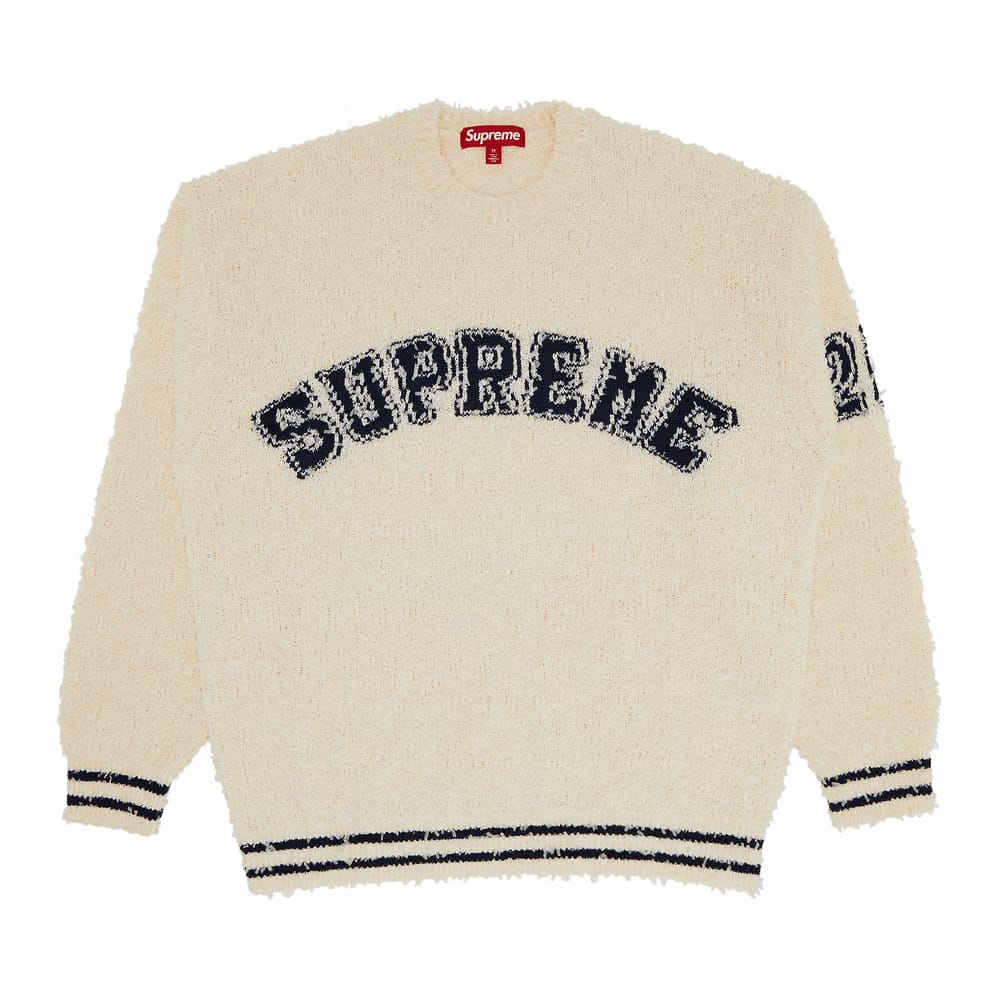 Supreme Textured Arc Sweater Cream