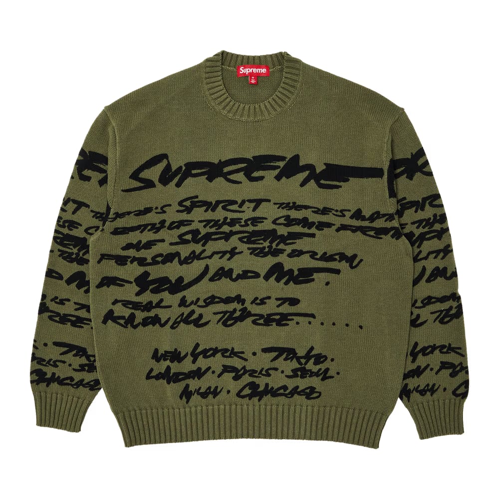 Supreme Futura Sweater Olive
