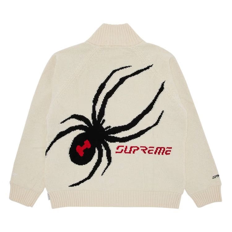 Supreme x Spyder WINDSTOPPER Zip Up Sweater Stone