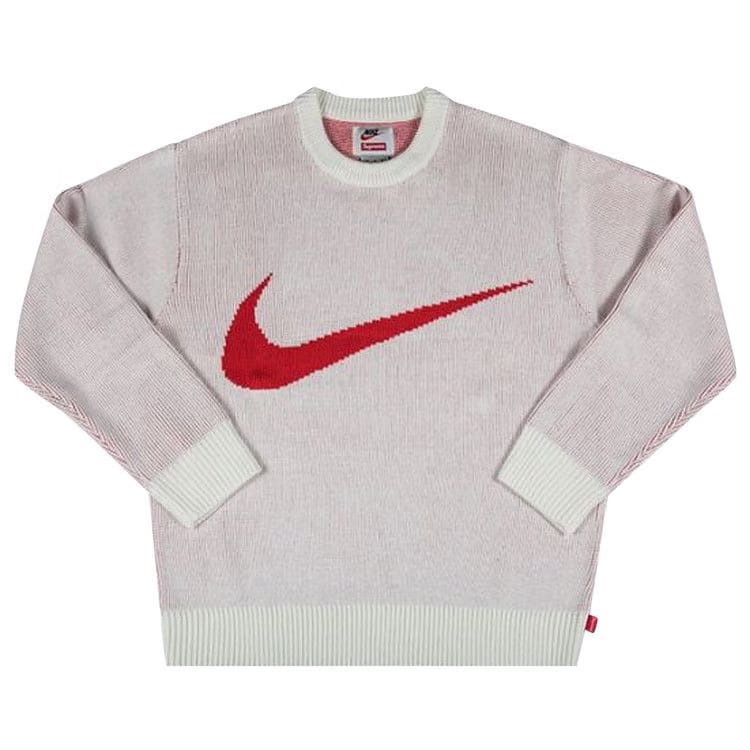 Supreme x Nike Swoosh Sweater White