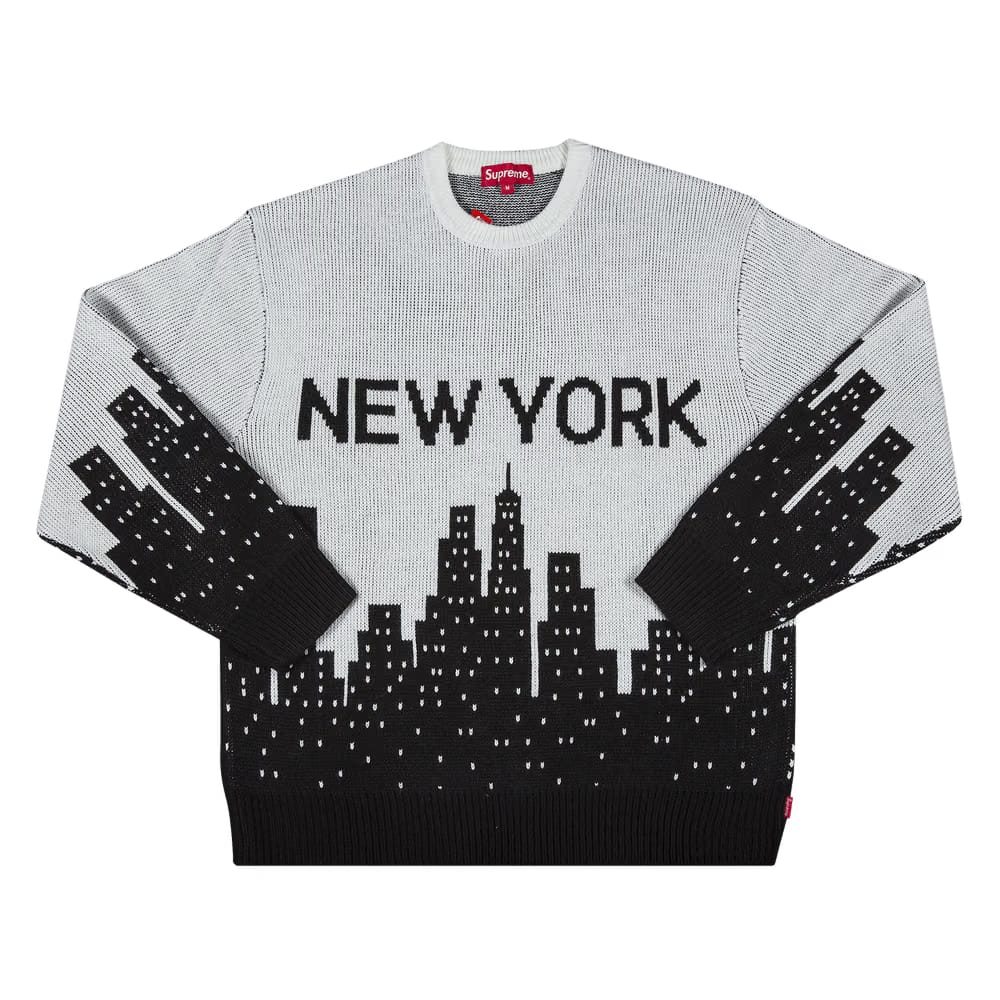 Supreme New York Sweater White