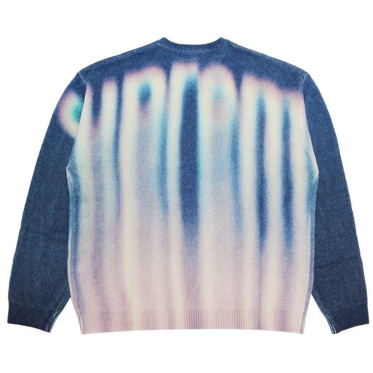 Supreme Blurred Logo Sweater Blue