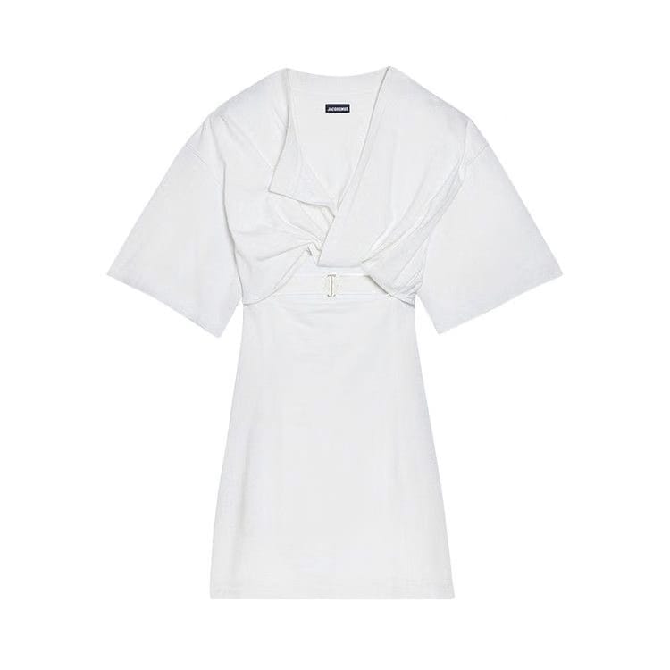 Jacquemus La Robe T-Shirt Bahia Mini Dress White