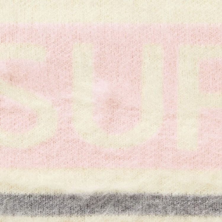 Supreme Brushed Stripe Sweater Ivory