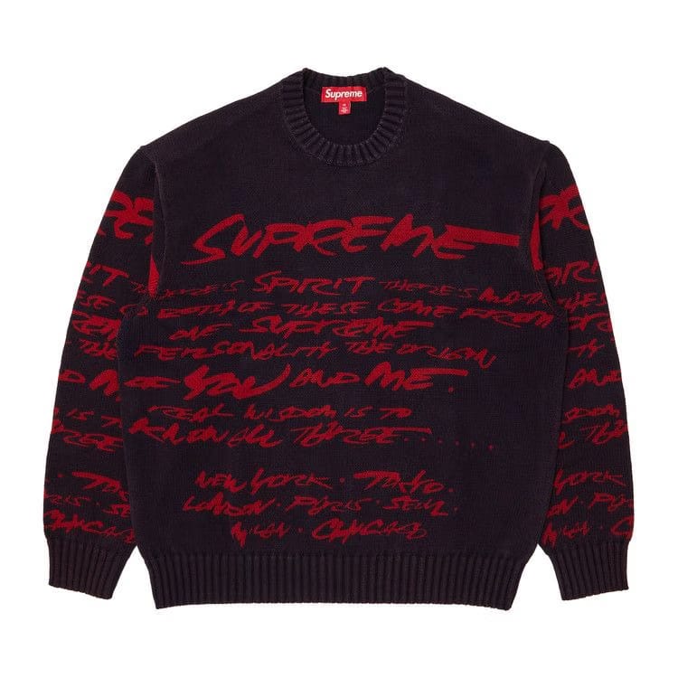 Supreme Futura Sweater Navy
