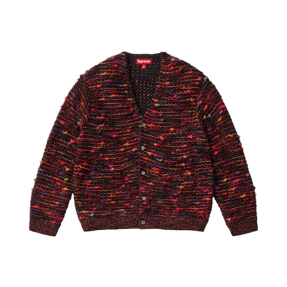 Supreme Textured Cardigan Orange
