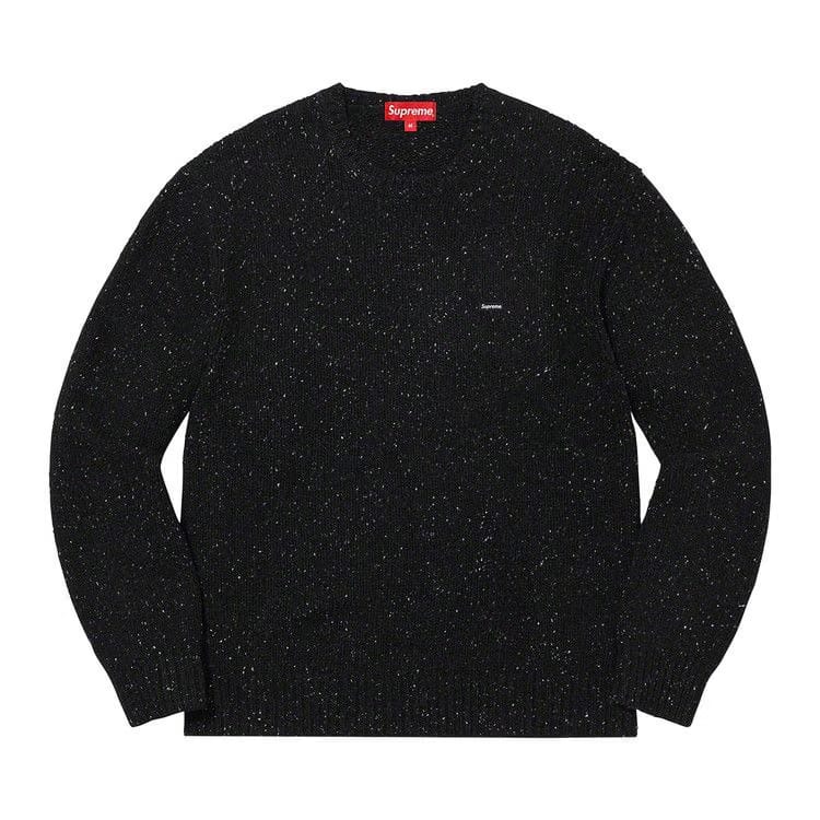 Supreme Small Box Speckle Sweater Black