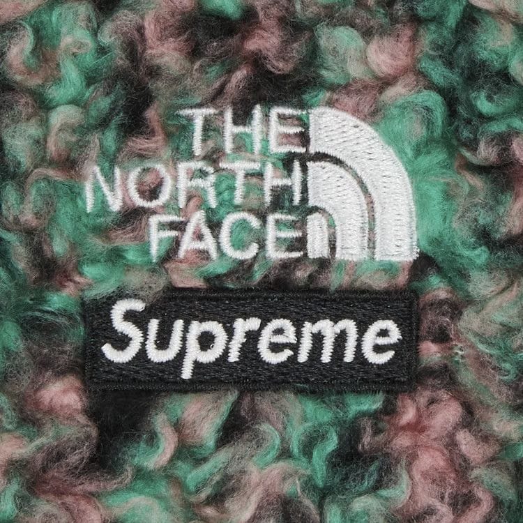 Supreme x The North Face High Pile Fleece Long-Sleeve Top Multicolor