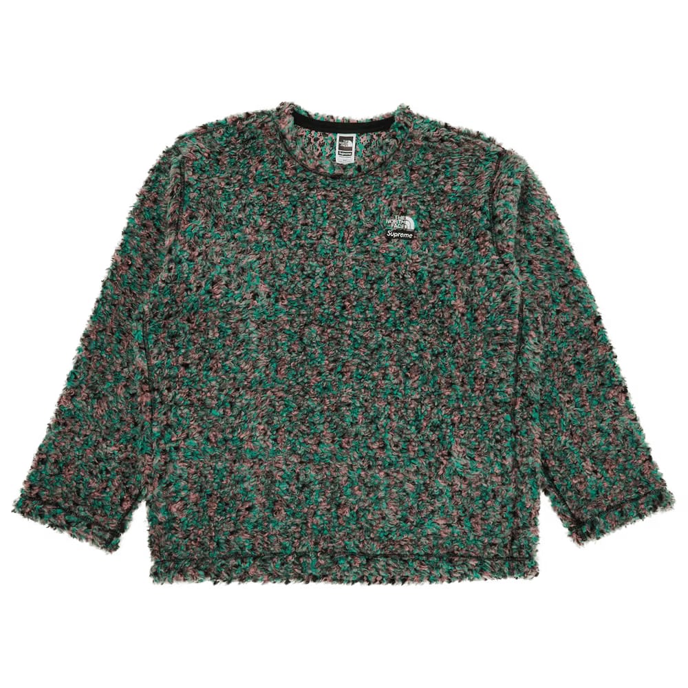 Supreme x The North Face High Pile Fleece Long-Sleeve Top Multicolor