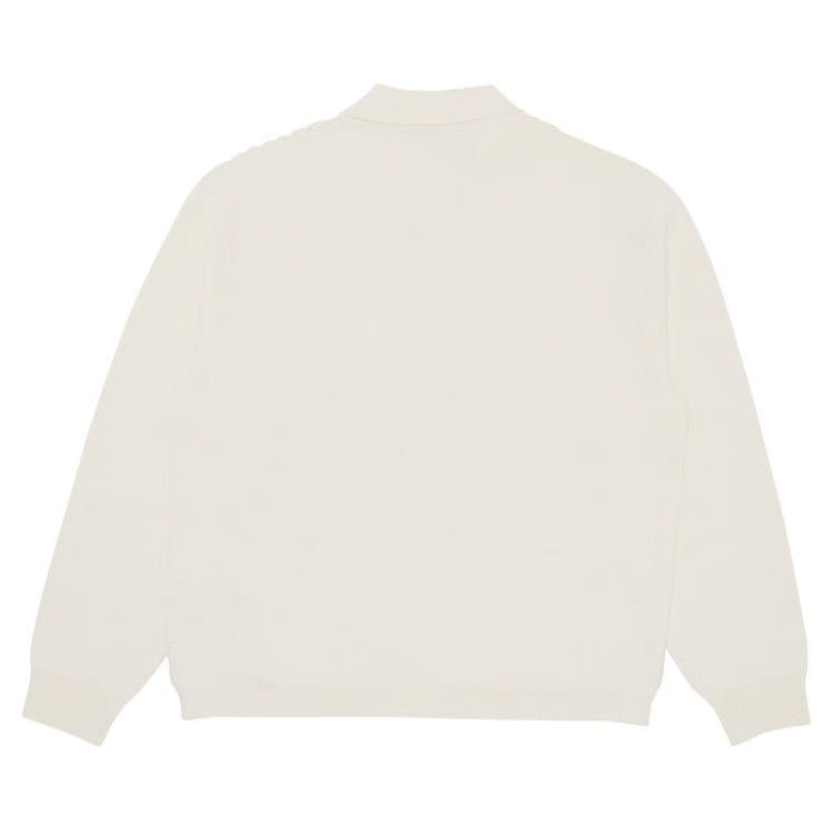 Supreme Crochet Zip Up Cardigan White