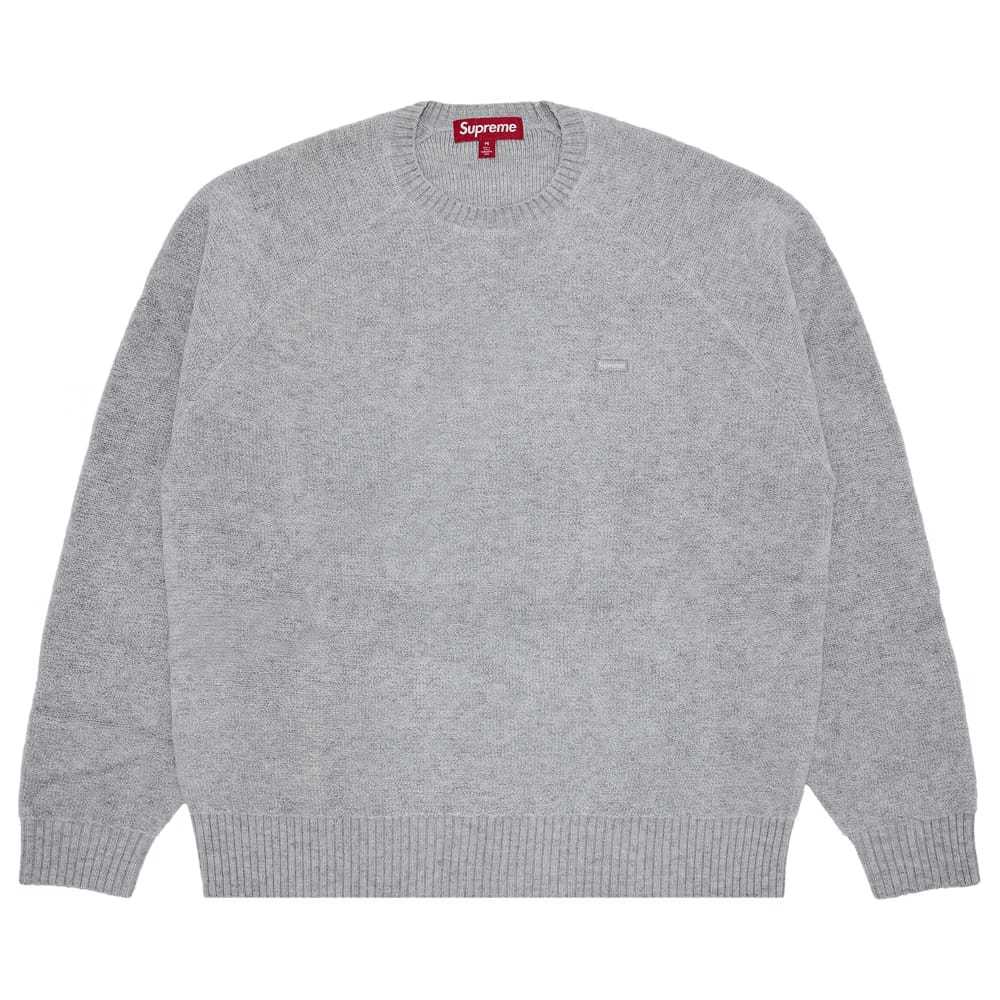 Supreme Terry Small Box Sweater Heather Grey