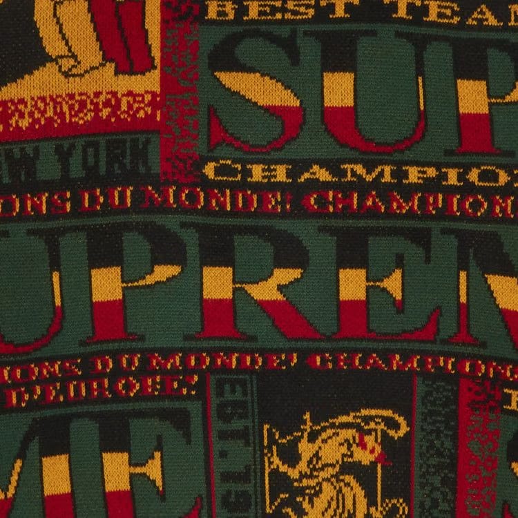 Supreme Scarf Sweater Black