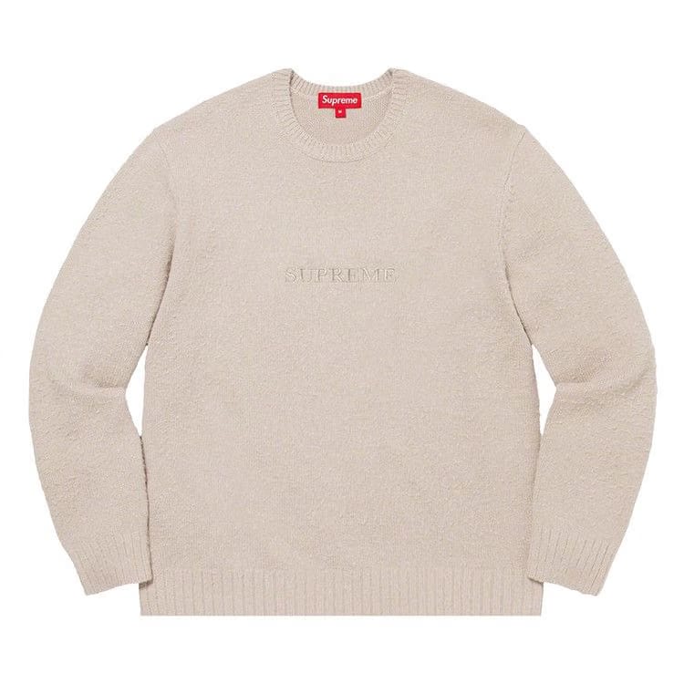Supreme Pilled Sweater Light Brown