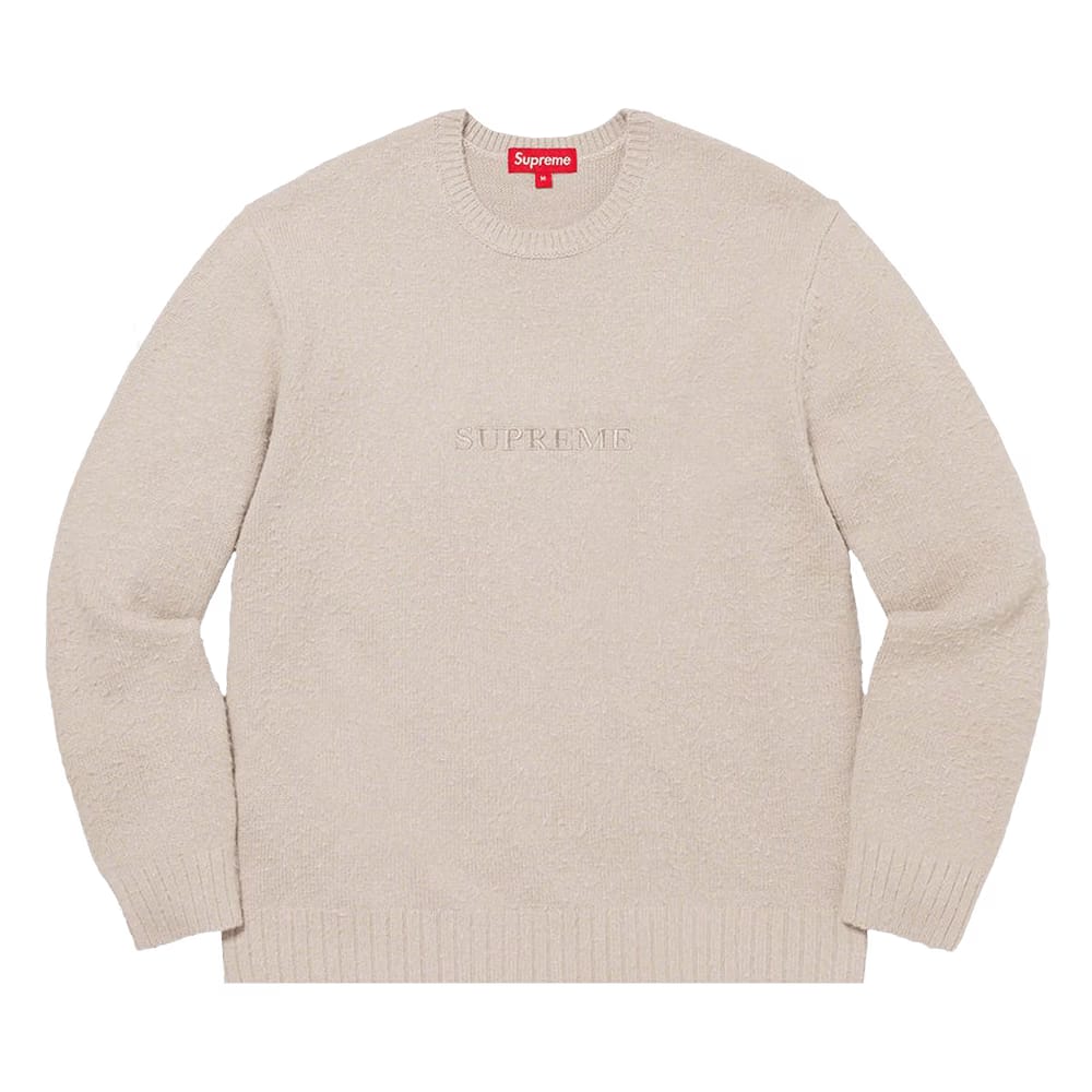 Supreme Pilled Sweater Light Brown