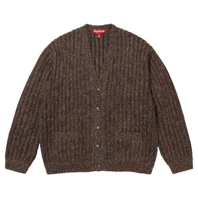 Supreme Confetti Cardigan Brown