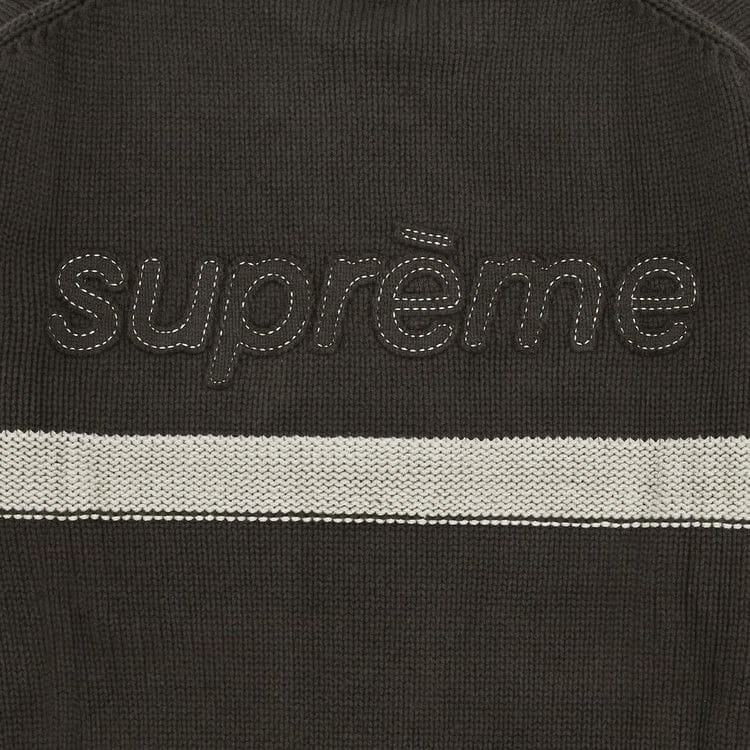Supreme Tonal Appliqué Sweater Brown