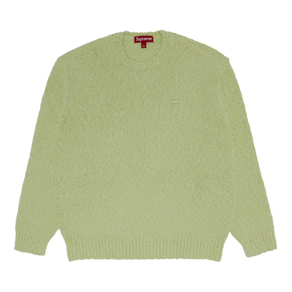 Supreme Bouclé Small Box Sweater Bright Lime