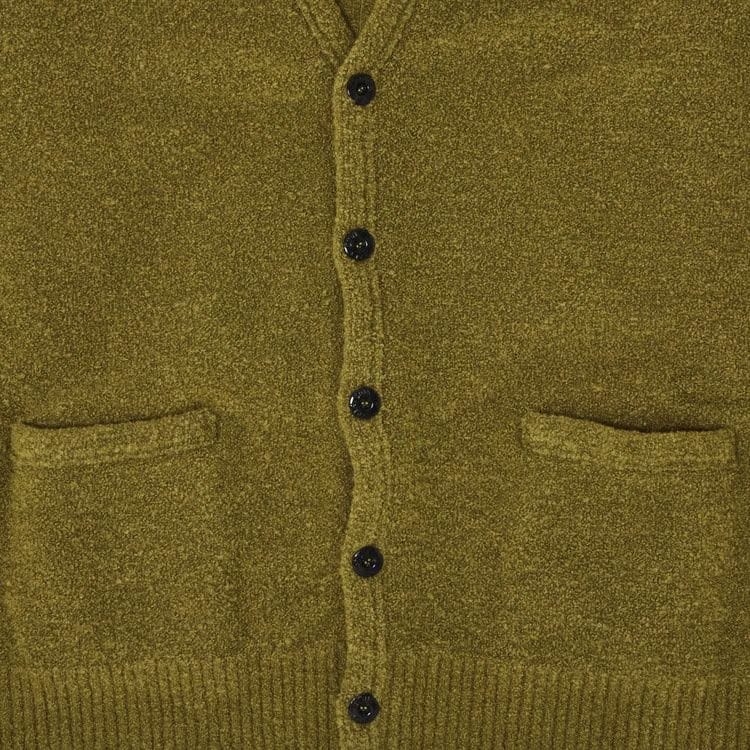 Supreme x Stone Island Bouclé Cardigan Olive