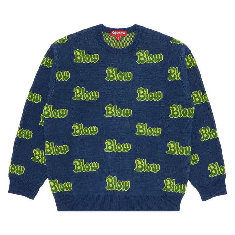 Supreme Blow Sweater Navy