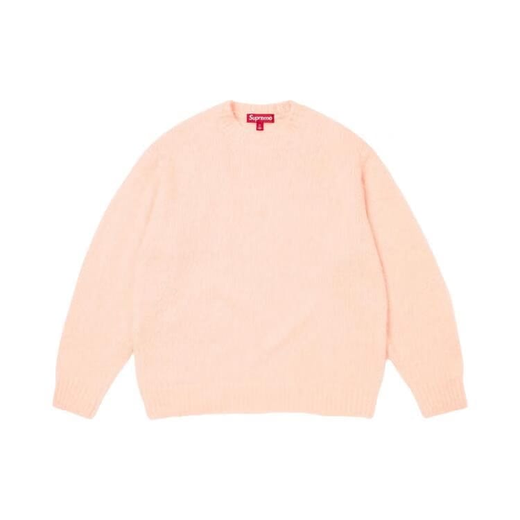 Supreme Brushed Mohair Sweater Light Pink