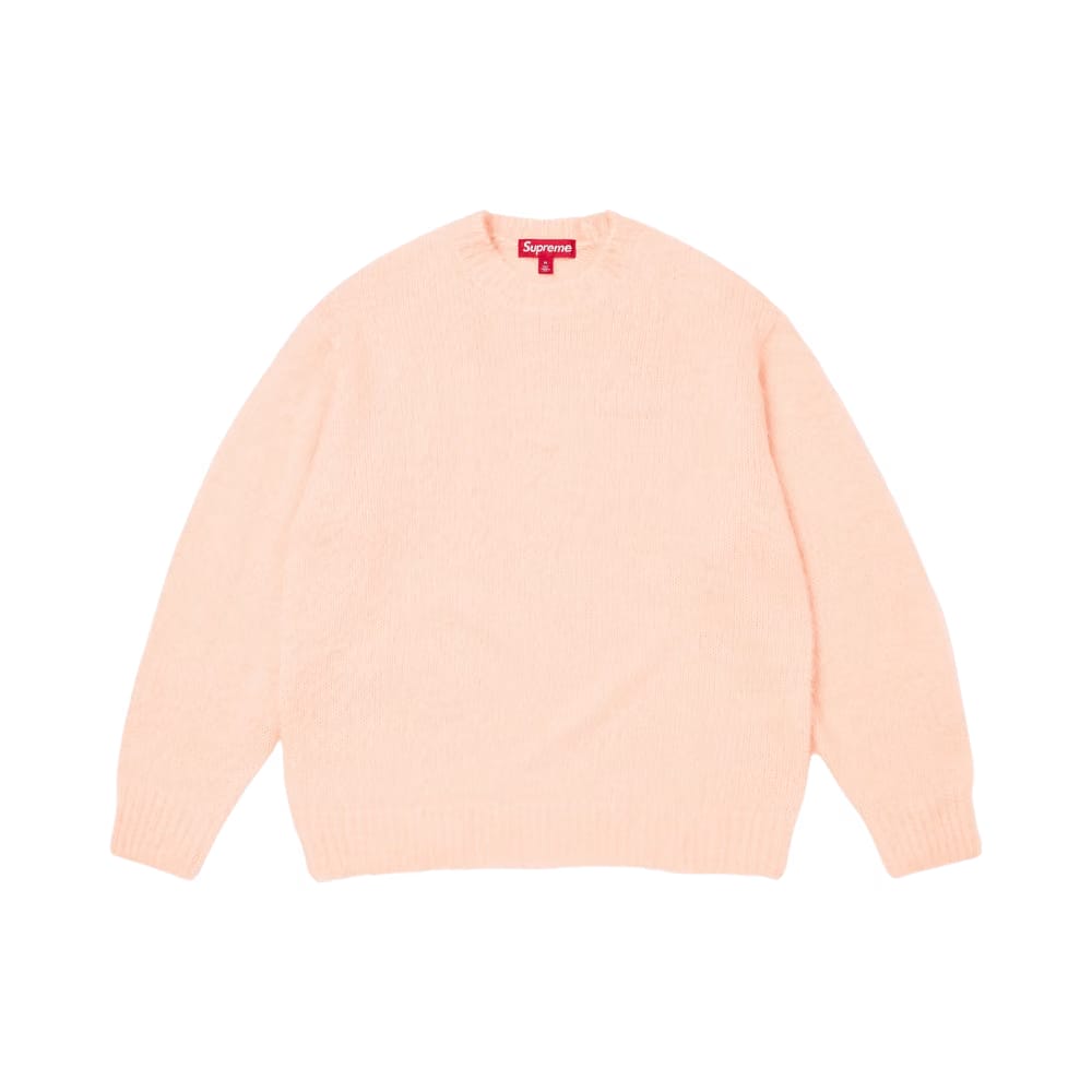 Supreme Brushed Mohair Sweater Light Pink