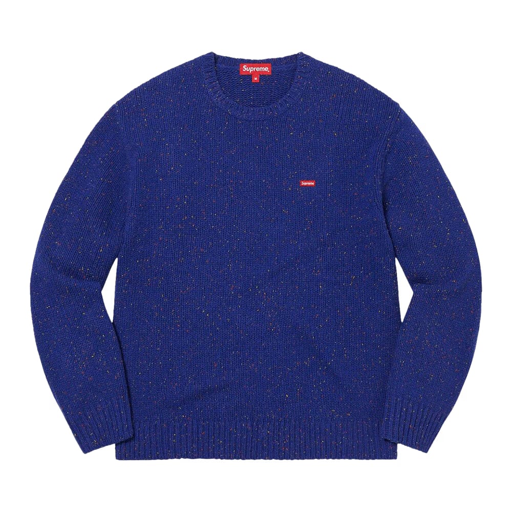 Supreme Small Box Speckle Sweater Royal