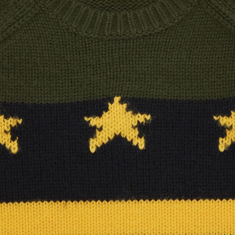 Supreme Stars Sweater Green