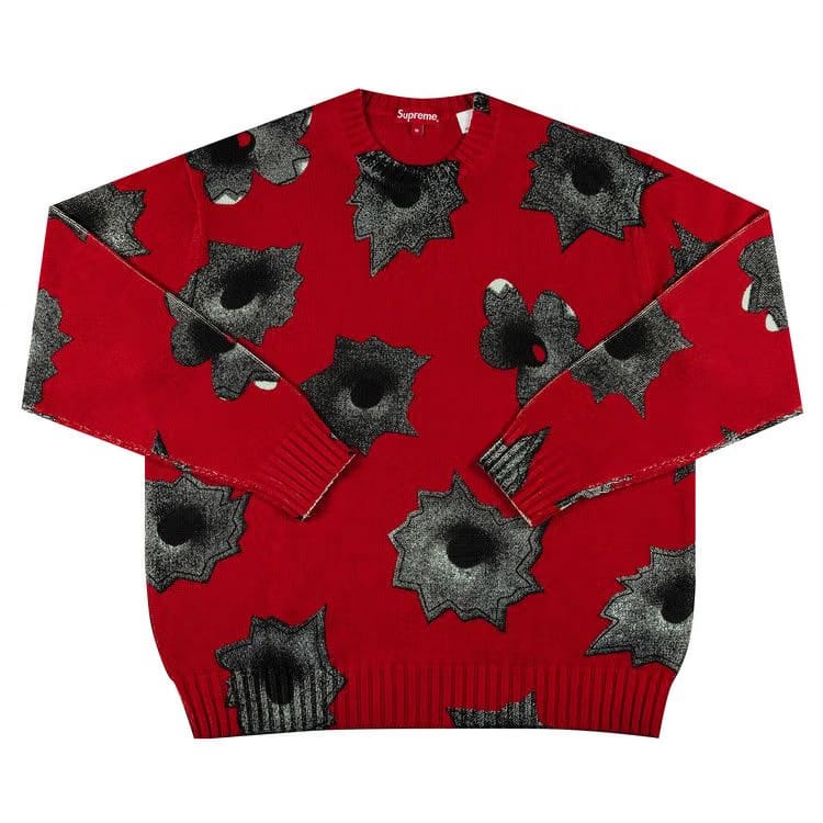Supreme x Nate Lowman Sweater Red