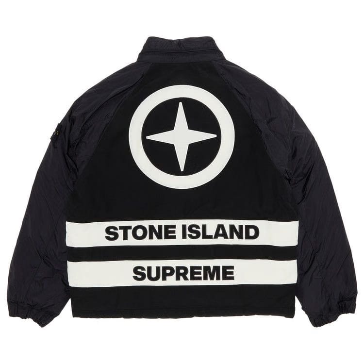 Supreme x Stone Island Reversible Down Puffer Jacket Black
