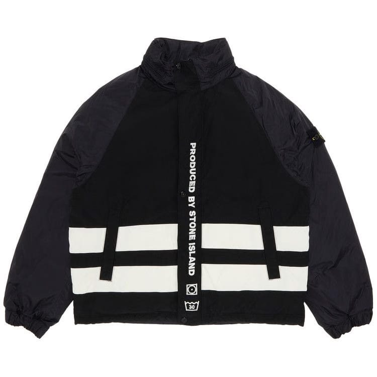 Supreme x Stone Island Reversible Down Puffer Jacket Black