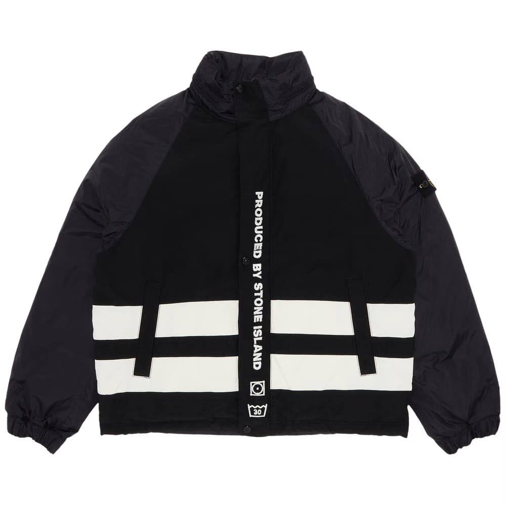 Supreme x Stone Island Reversible Down Puffer Jacket Black