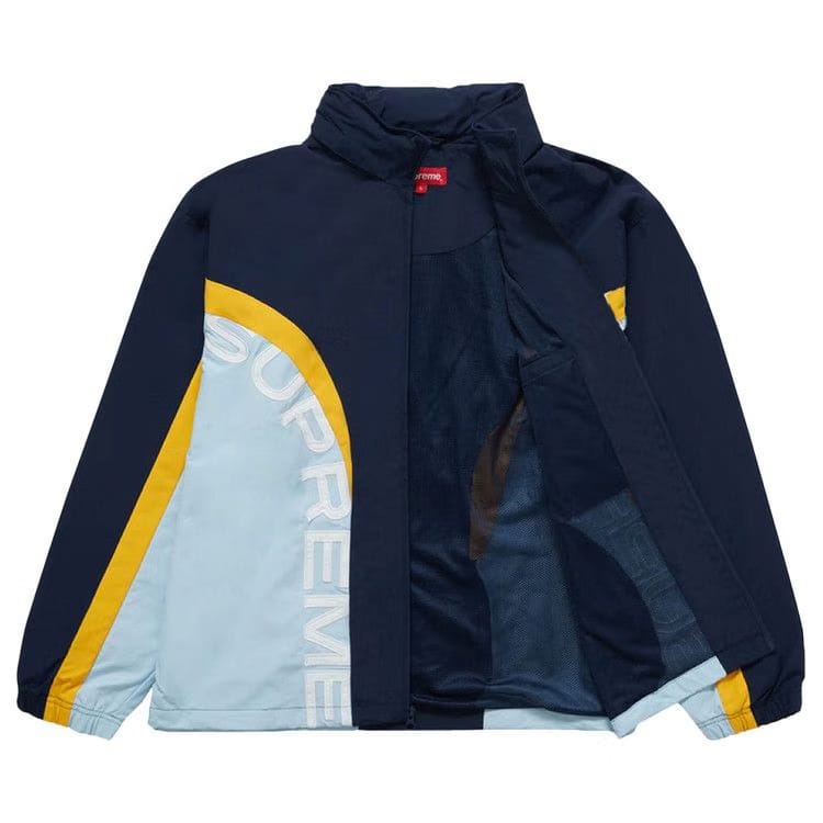 Supreme Curve Track Jacket Navy