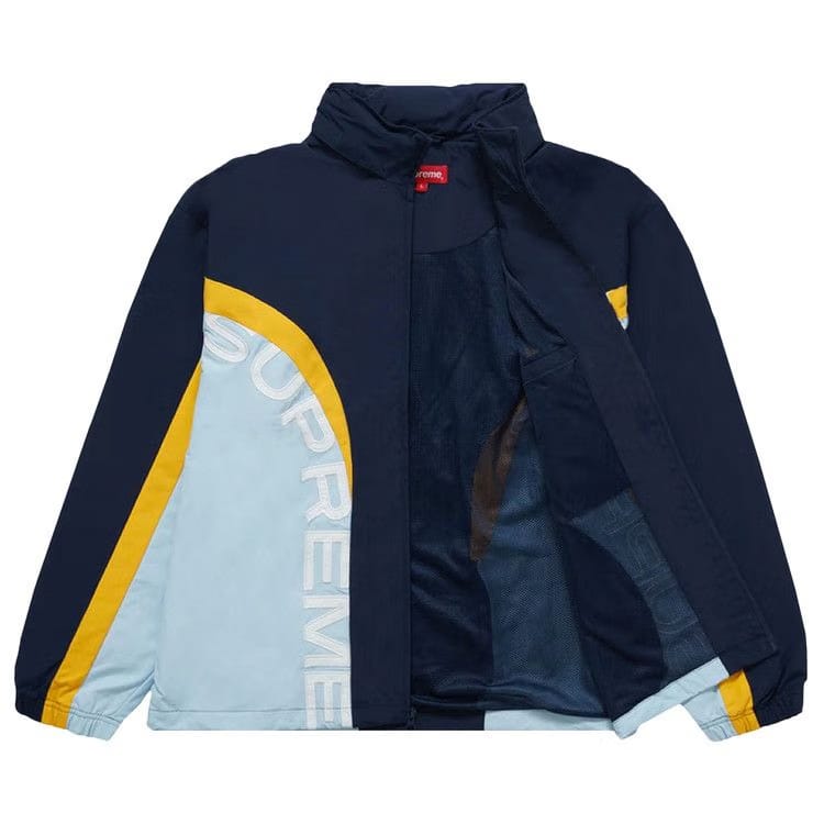 Supreme Curve Track Jacket Navy
