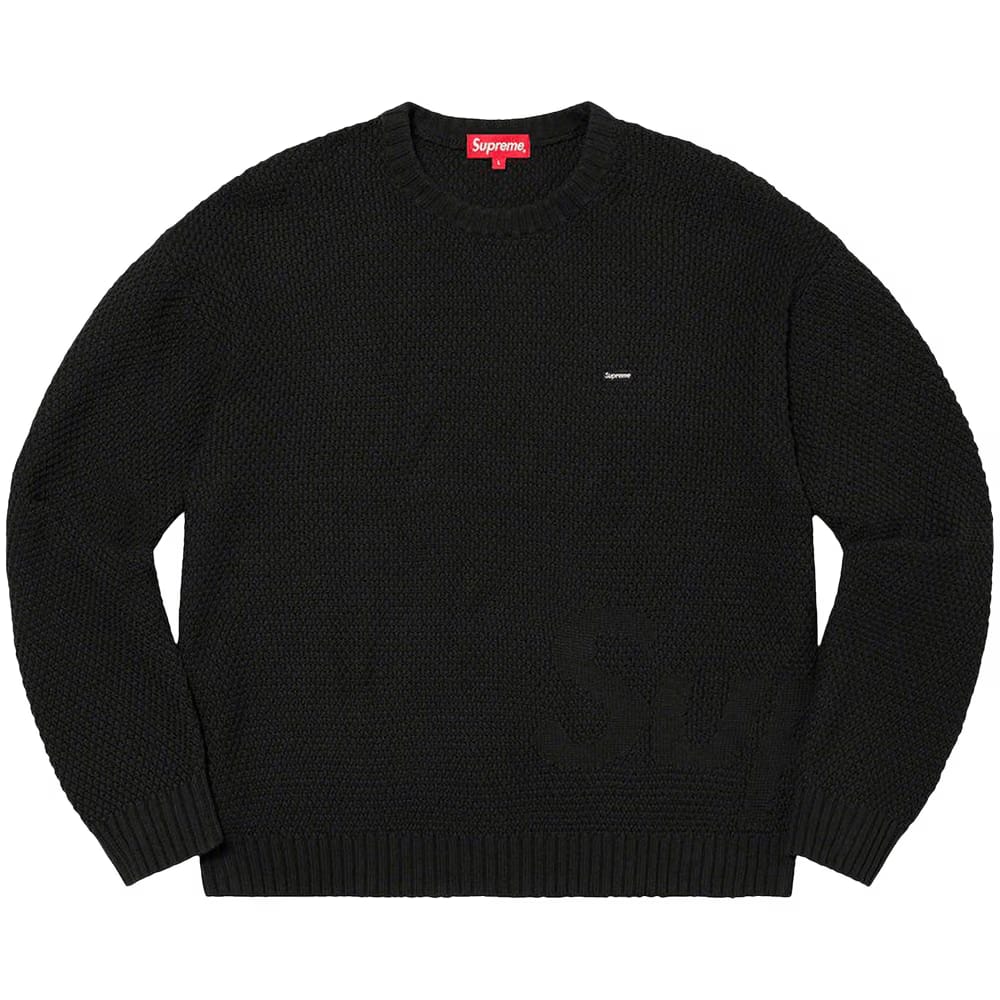 Supreme Worn Brushed Sweater Black