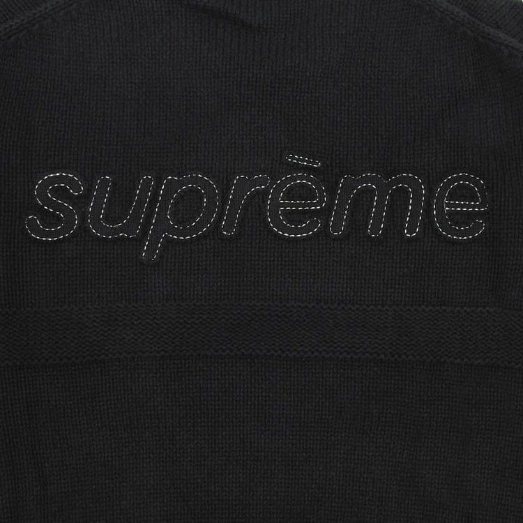 Supreme Tonal Appliqué Sweater Black