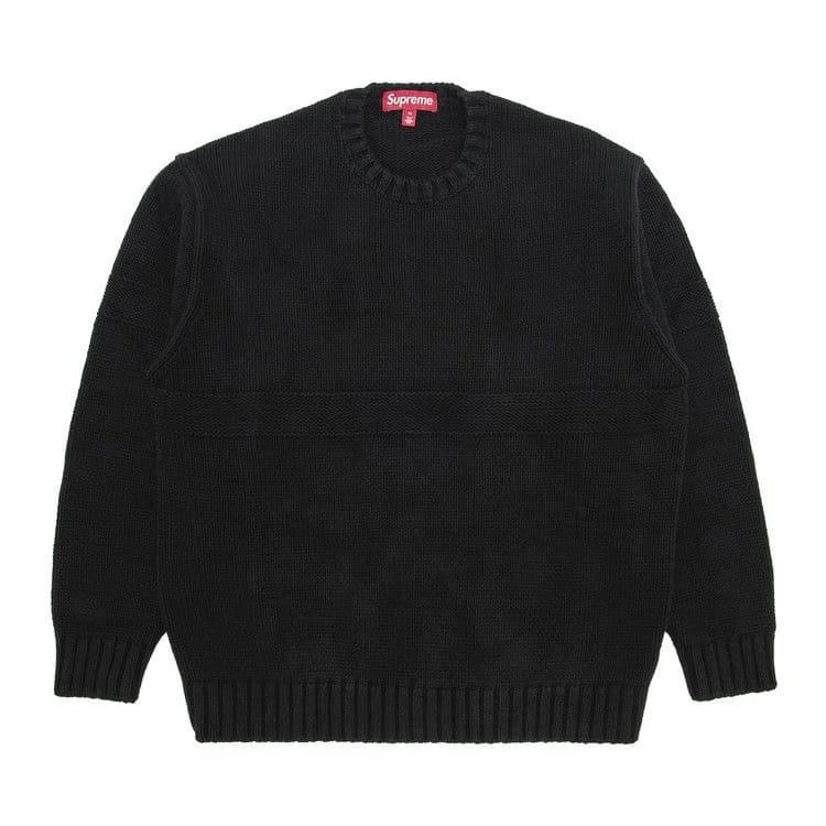 Supreme Tonal Appliqué Sweater Black