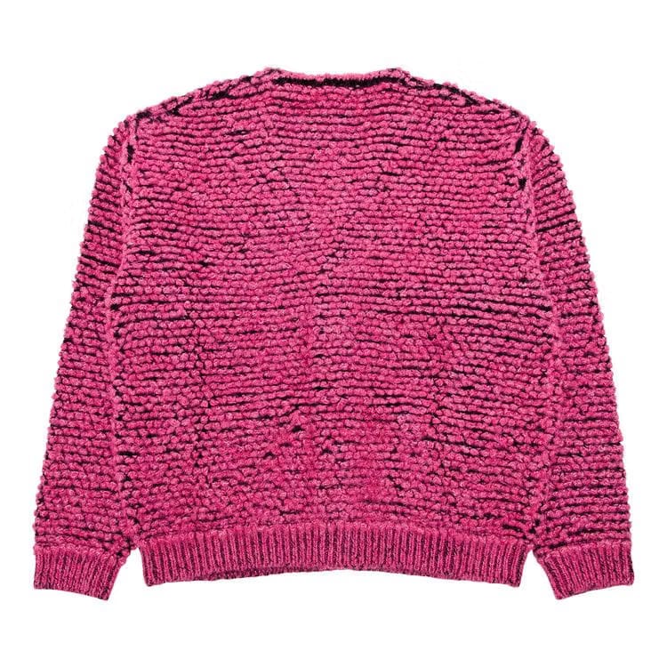 Supreme Textured Knotted Cardigan Pink