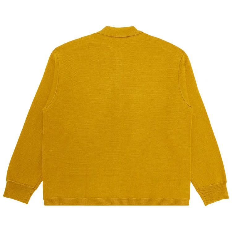Supreme Silk Map Cardigan Mustard