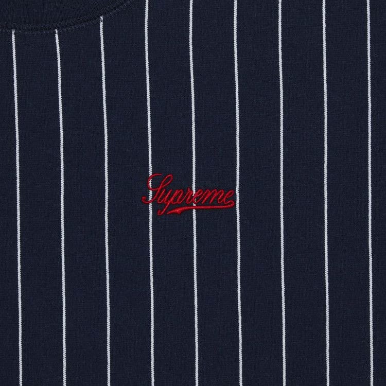 Supreme Pinstripe Crewneck Navy