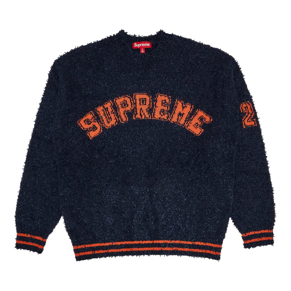 Supreme Textured Arc Sweater Navy