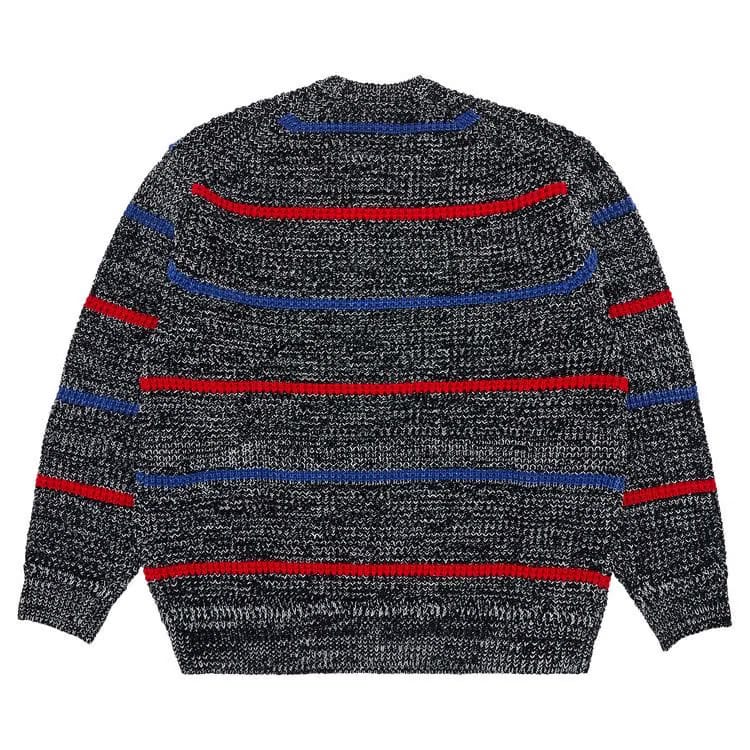 Supreme Waffle Small Box Sweater Stripe M�lange