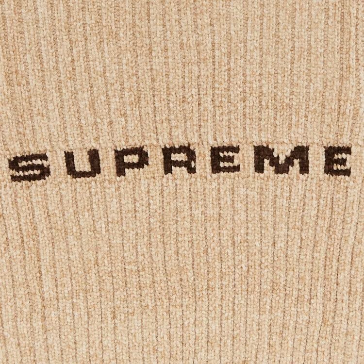 Supreme Chenille Sweater Vest Beige