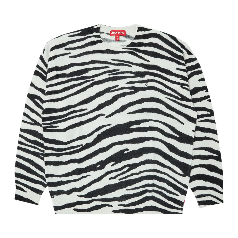 Supreme Cashmere Sweater Zebra