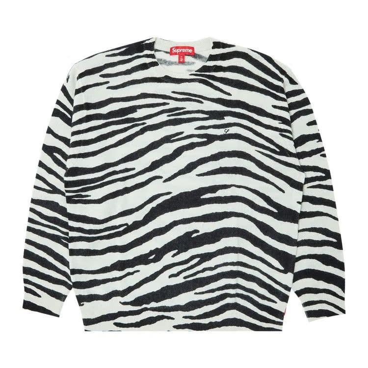 Supreme Cashmere Sweater Zebra