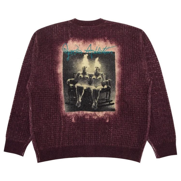 Supreme x Jane's Addiction Cardigan Burgundy