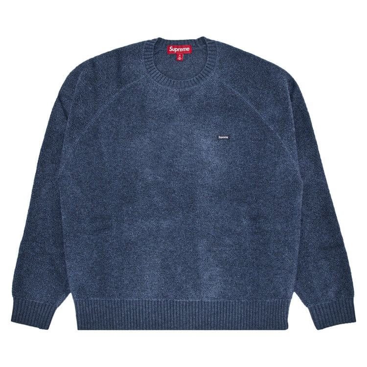 Supreme Terry Small Box Sweater Blue